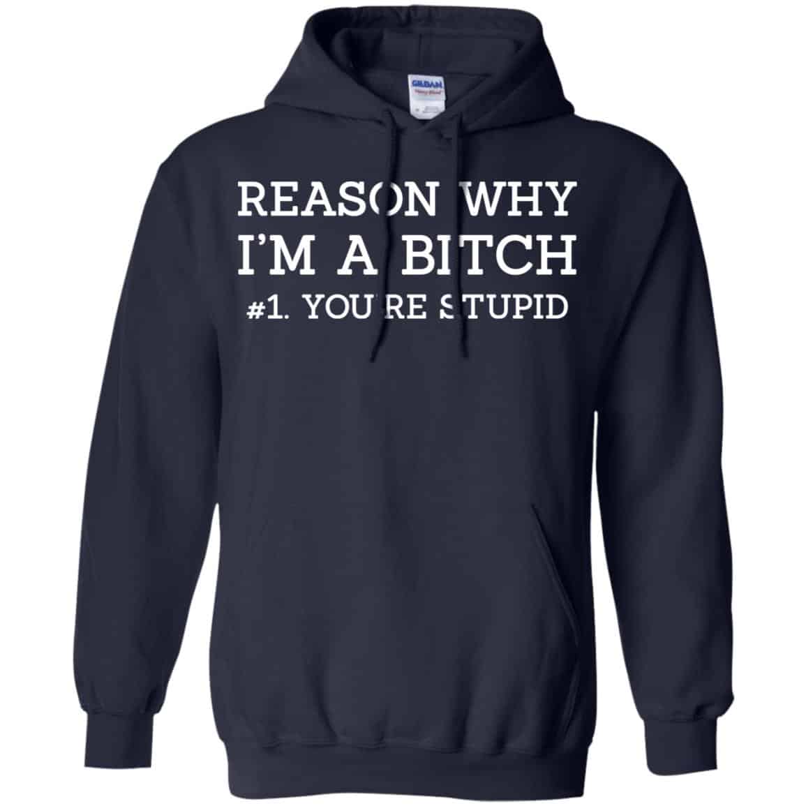 Reason Why I’m A Bitch You’re Stupid Shirt, Hoodie, Tank