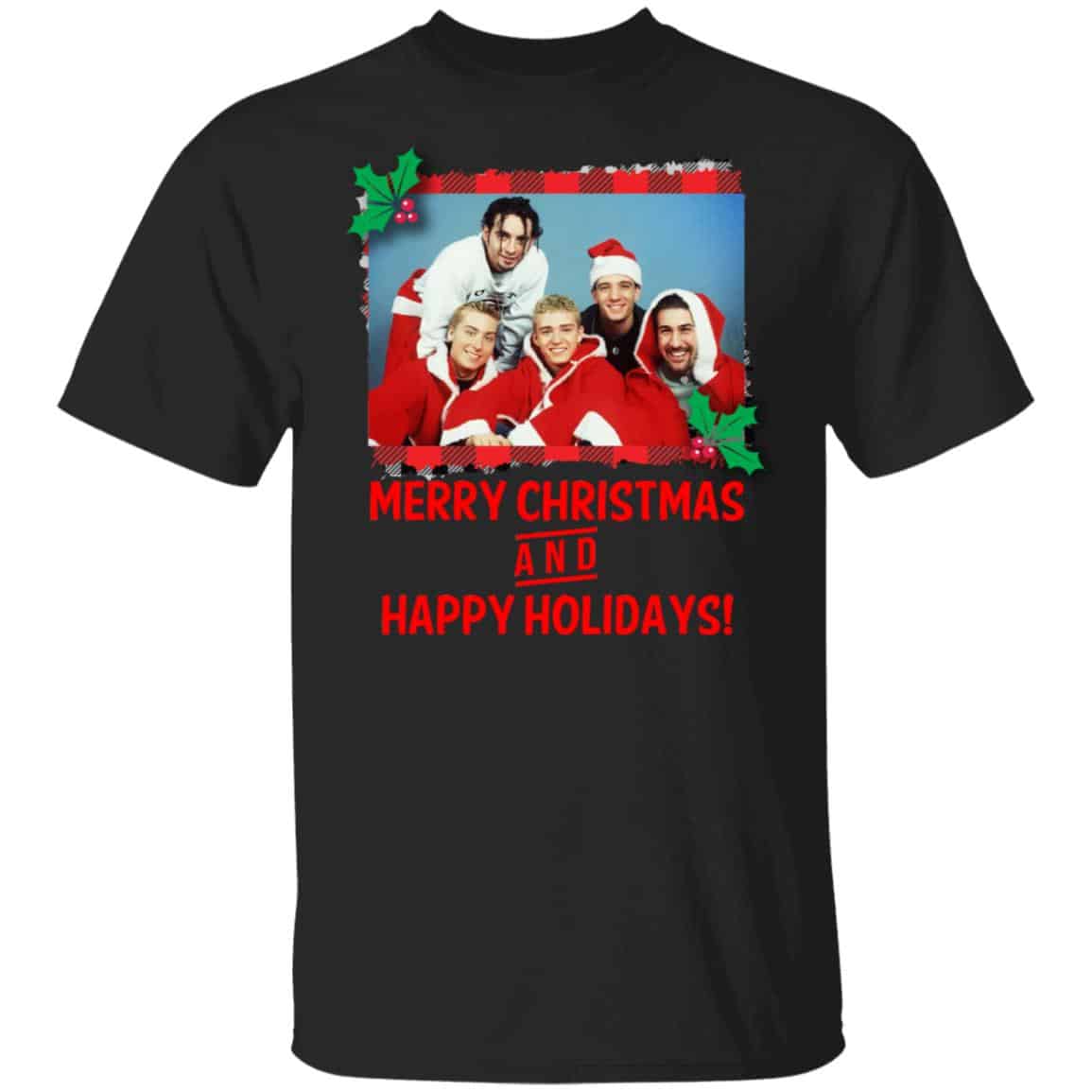 NSYNC Merry Christmas And Happy Holidays Shirt, Hoodie, Tank