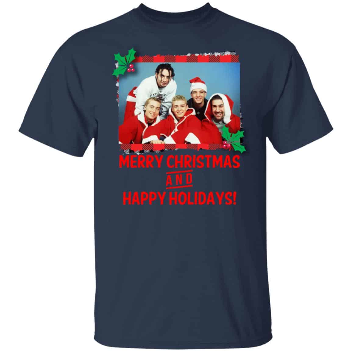 NSYNC Merry Christmas And Happy Holidays Shirt, Hoodie, Tank
