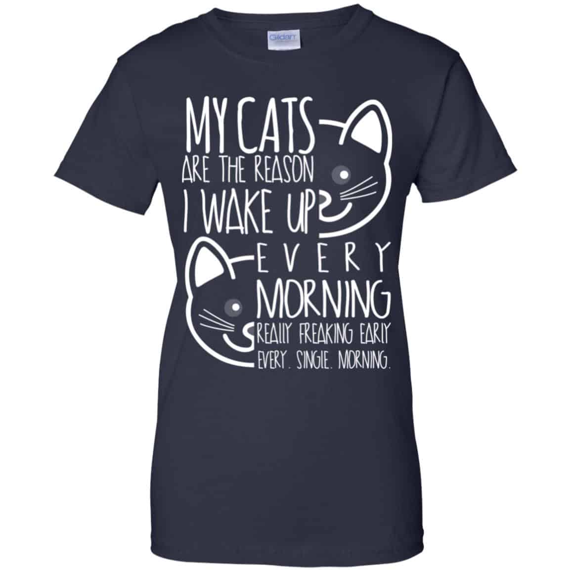 My Cats Are The Reason I Wake Up Every Morning Shirt, Hoodie, Tank