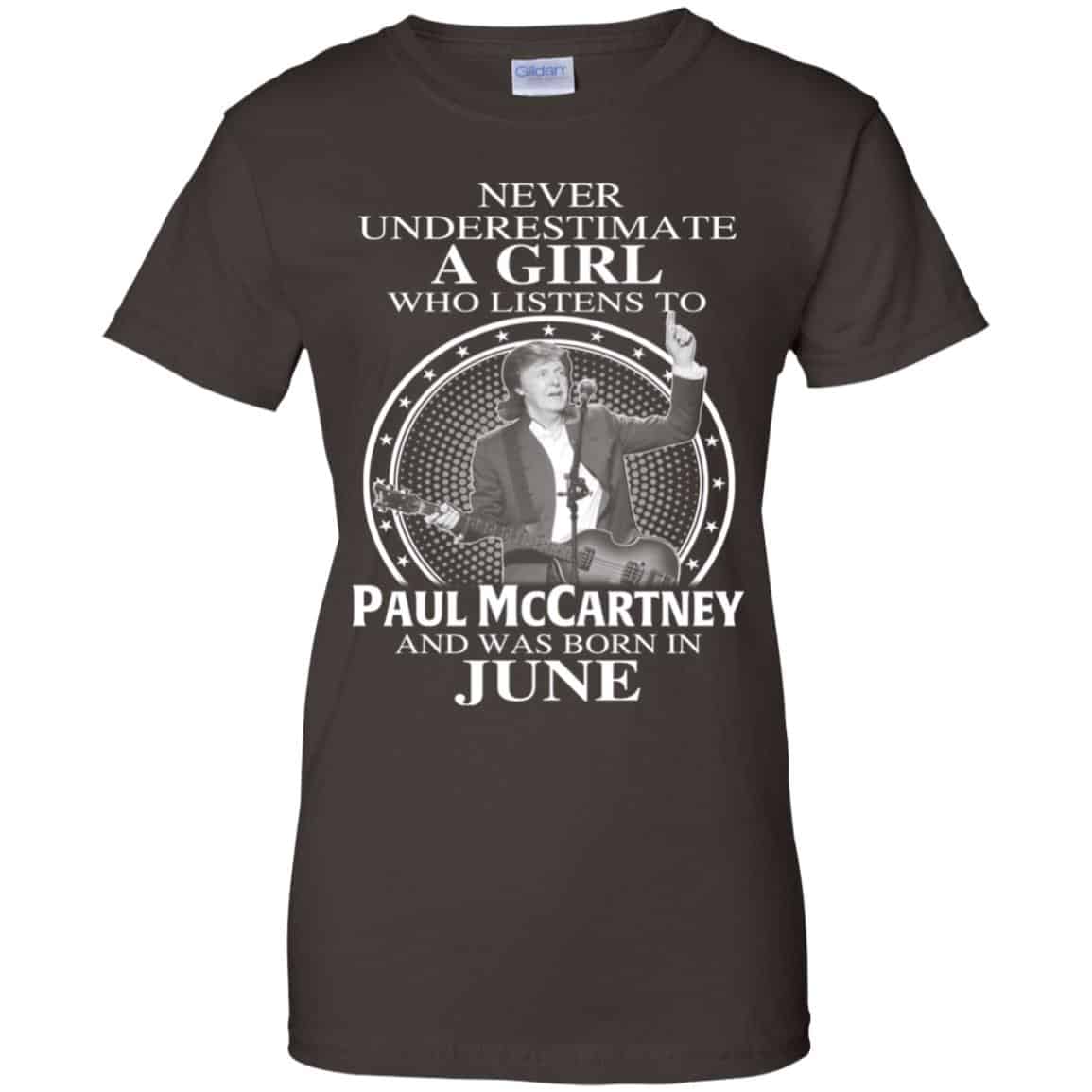 A Girl Who Listens To Paul McCartney And Was Born In June T-Shirts, Hoodie, Tank
