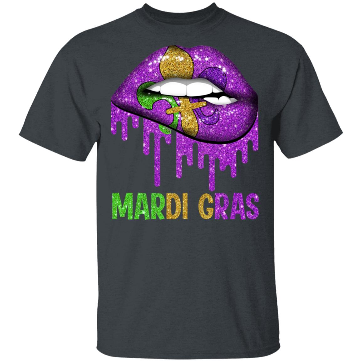 Mardi Gras Lip Biting Shirt, Hoodie, Tank