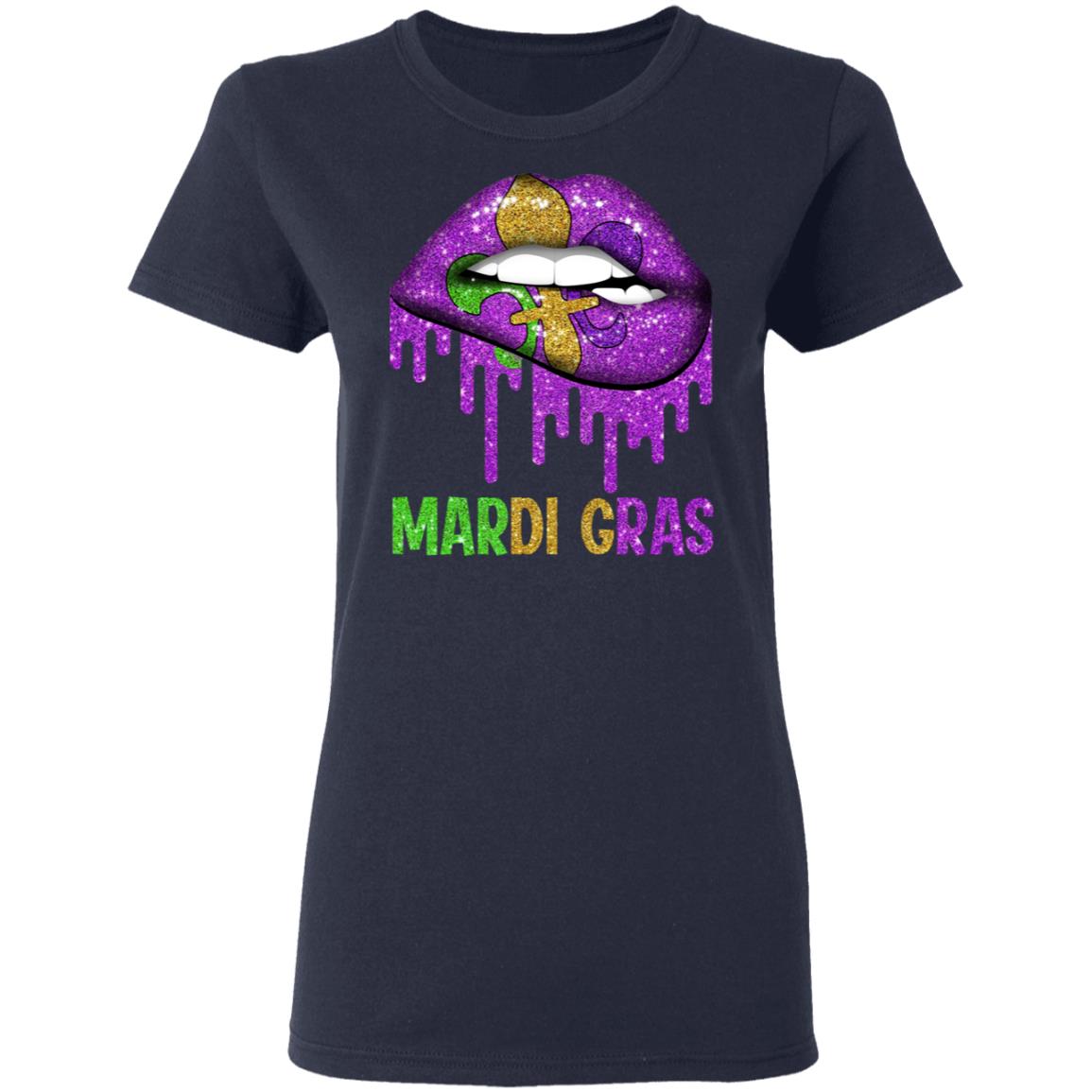 Mardi Gras Lip Biting Shirt, Hoodie, Tank