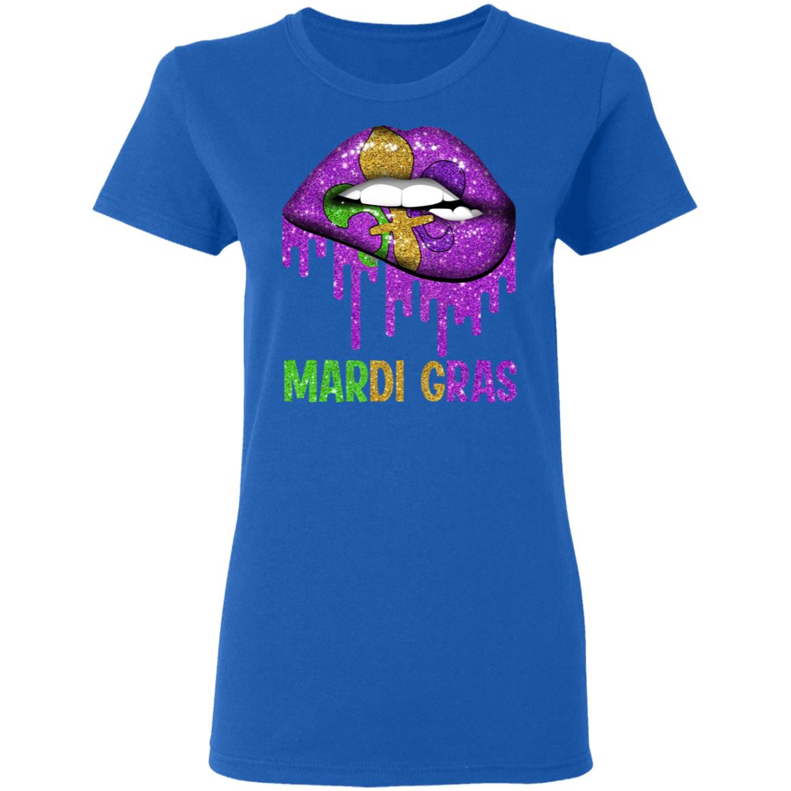 Mardi Gras Lip Biting Shirt, Hoodie, Tank
