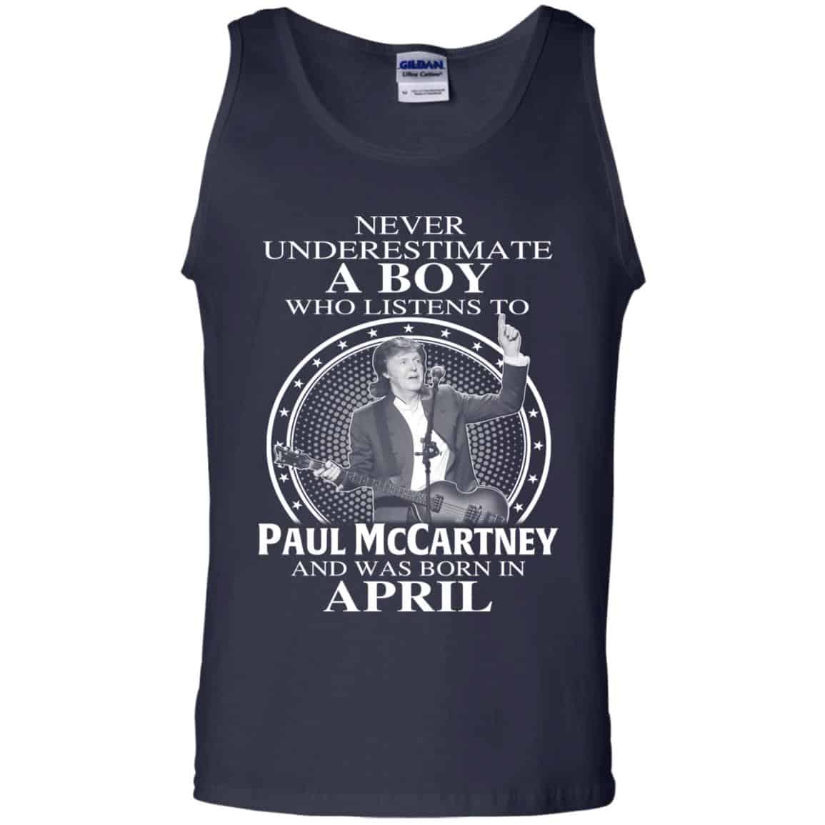 A Boy Who Listens To Paul McCartney And Was Born In April T-Shirts, Hoodie, Tank