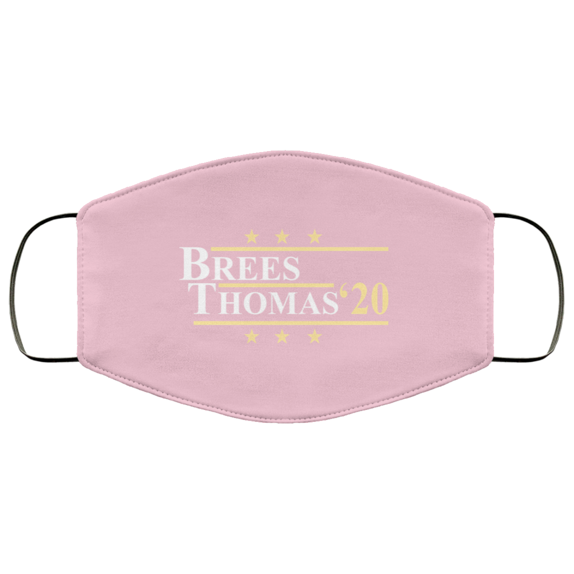 Vote Brees Thomas 2020 President Face Mask