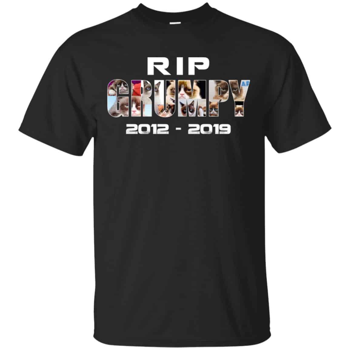 R.I.P Grumpy Cat Is Dead 2012 -2019 T-Shirts, Hoodie, Tank