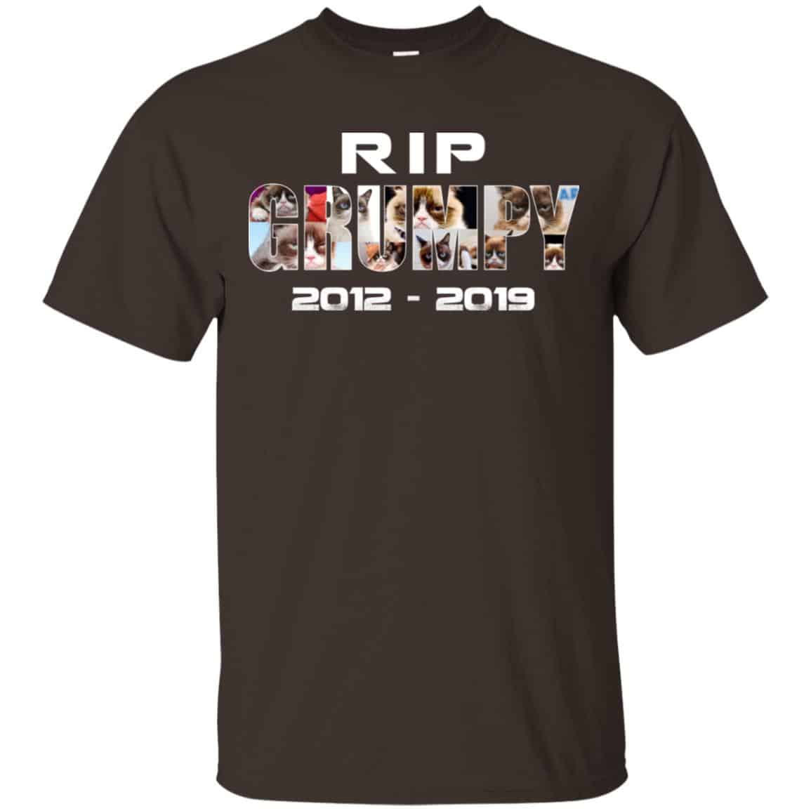 R.I.P Grumpy Cat Is Dead 2012 -2019 T-Shirts, Hoodie, Tank