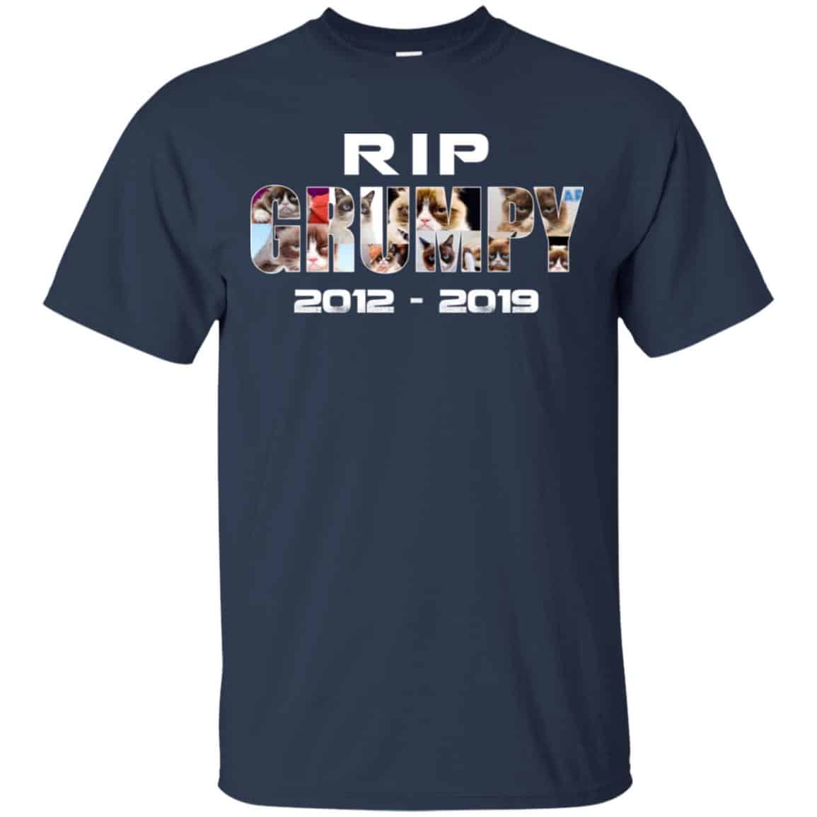 R.I.P Grumpy Cat Is Dead 2012 -2019 T-Shirts, Hoodie, Tank