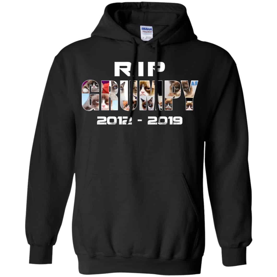 R.I.P Grumpy Cat Is Dead 2012 -2019 T-Shirts, Hoodie, Tank