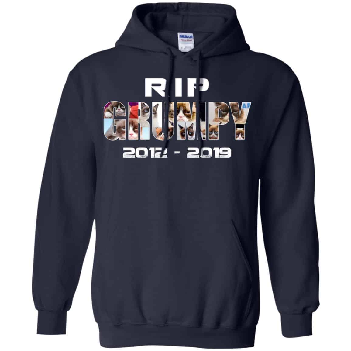 R.I.P Grumpy Cat Is Dead 2012 -2019 T-Shirts, Hoodie, Tank