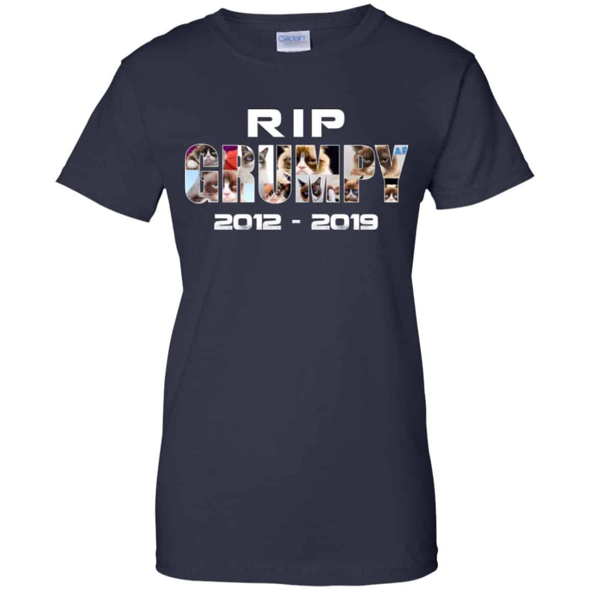 R.I.P Grumpy Cat Is Dead 2012 -2019 T-Shirts, Hoodie, Tank