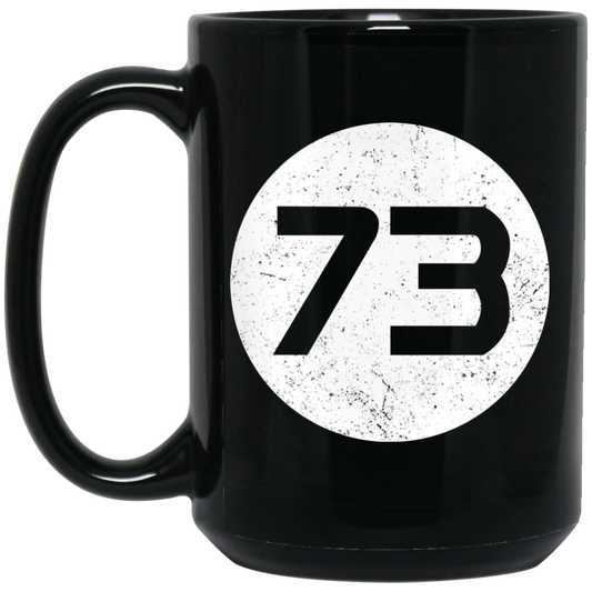 Sheldon Cooper’s 73 Black Mug