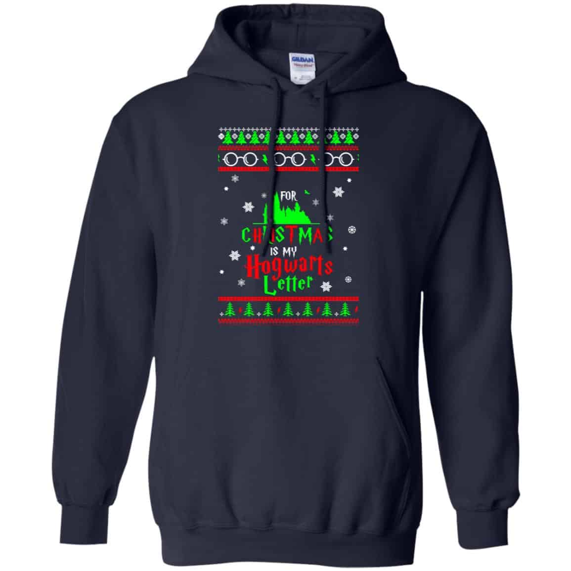 Harry Potter: All I Want Is My Hogwarts Letter Ugly Christmas Sweater, T-Shirts, Hoodie