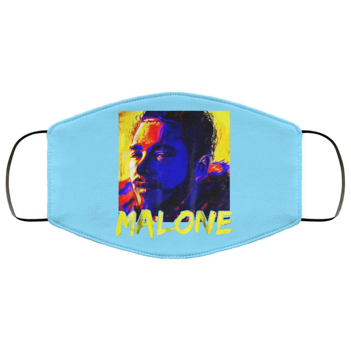 Malone Vintage Rapper Post Malone Face Mask