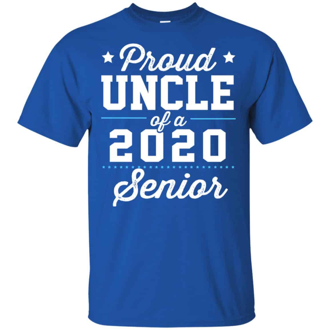Proud Uncle Of A 2020 Senior Graduation T-Shirts, Hoodie, Tank