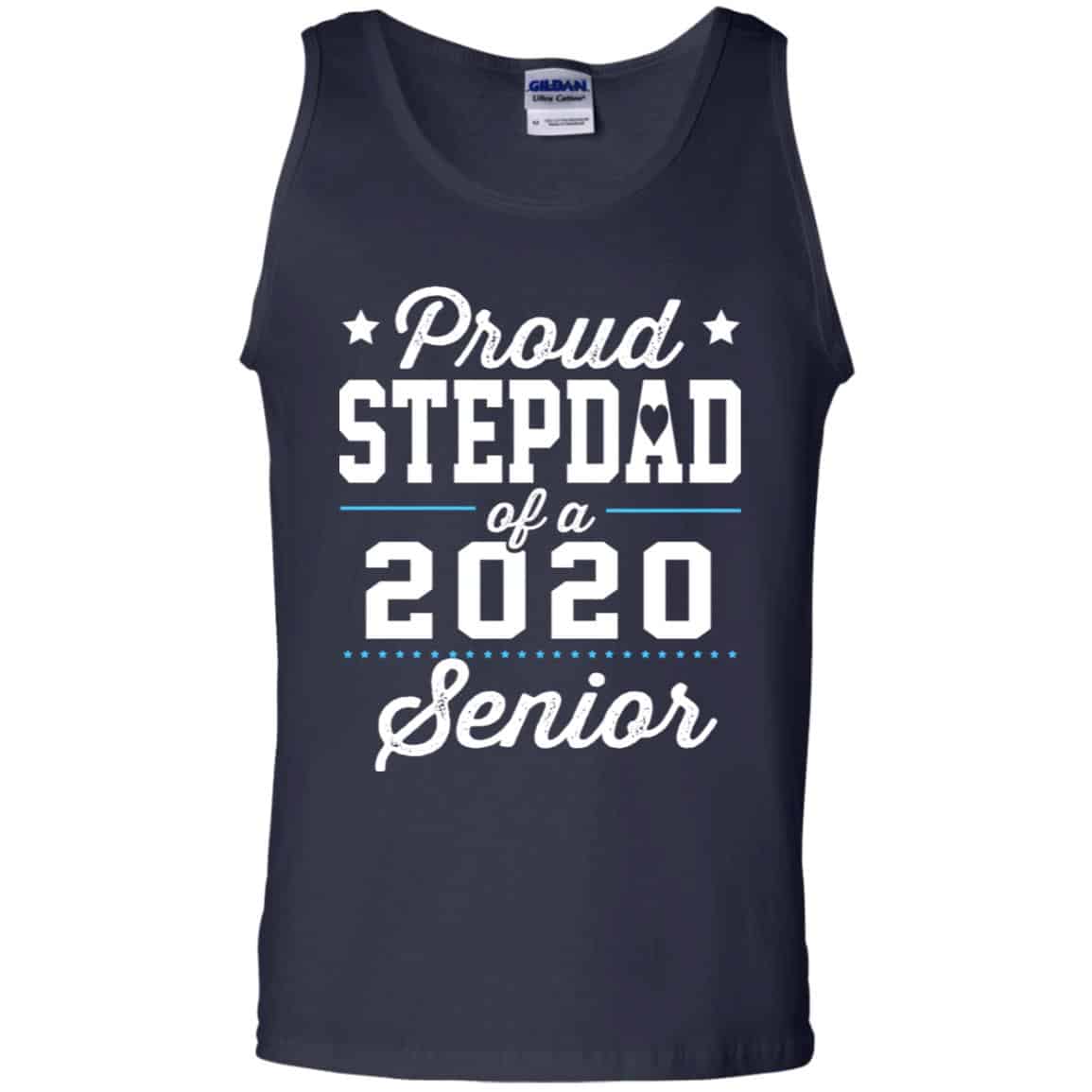 Proud Stepdad Of A 2020 Senior Graduation T-Shirts, Hoodie, Tank