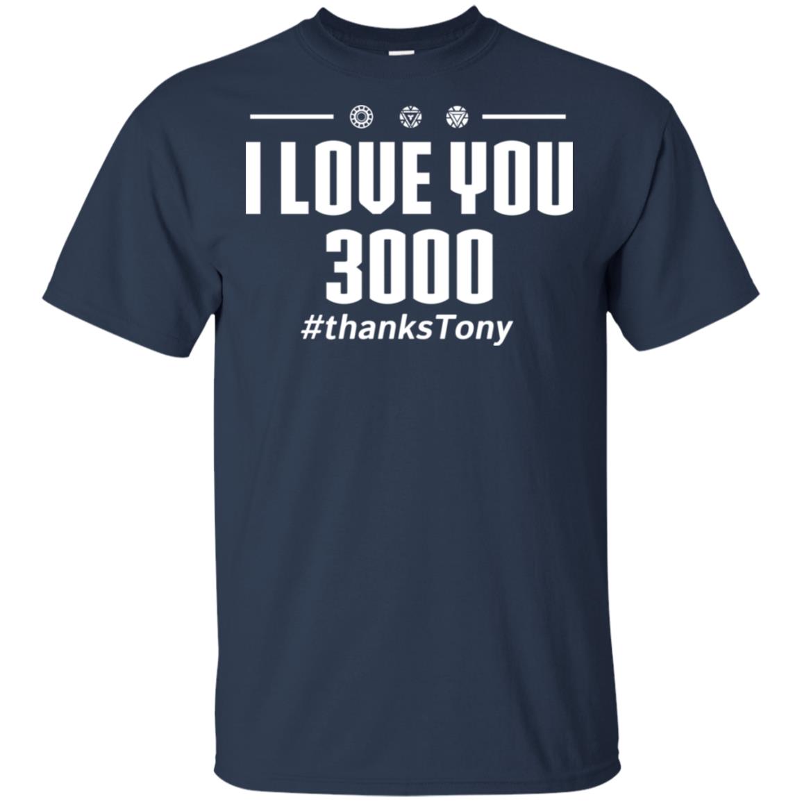I Love You 3000 #ThanksTony Iron Man Avengers End Game T-Shirts, Hoodie, Tank