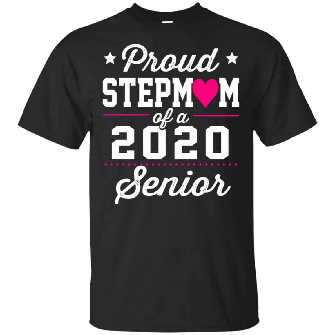 Proud Stepmom Of A 2020 Senior Graduation T-Shirts, Hoodie, Tank
