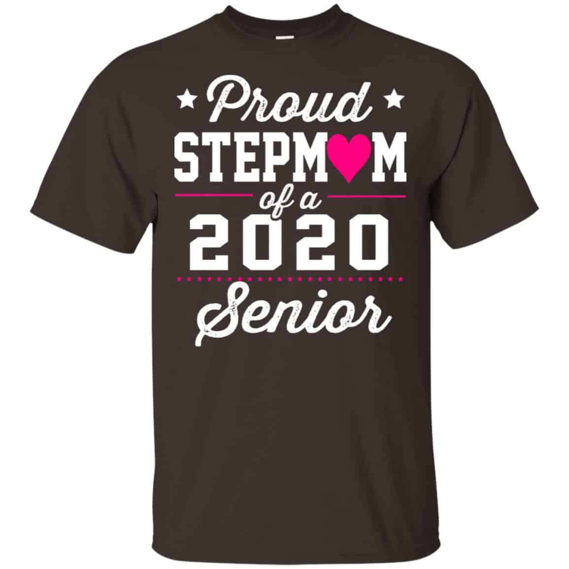 Proud Stepmom Of A 2020 Senior Graduation T-Shirts, Hoodie, Tank