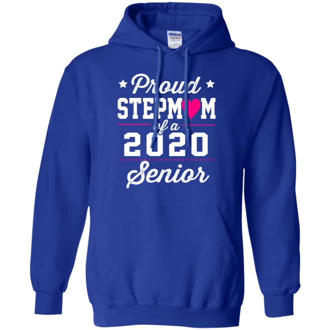 Proud Stepmom Of A 2020 Senior Graduation T-Shirts, Hoodie, Tank