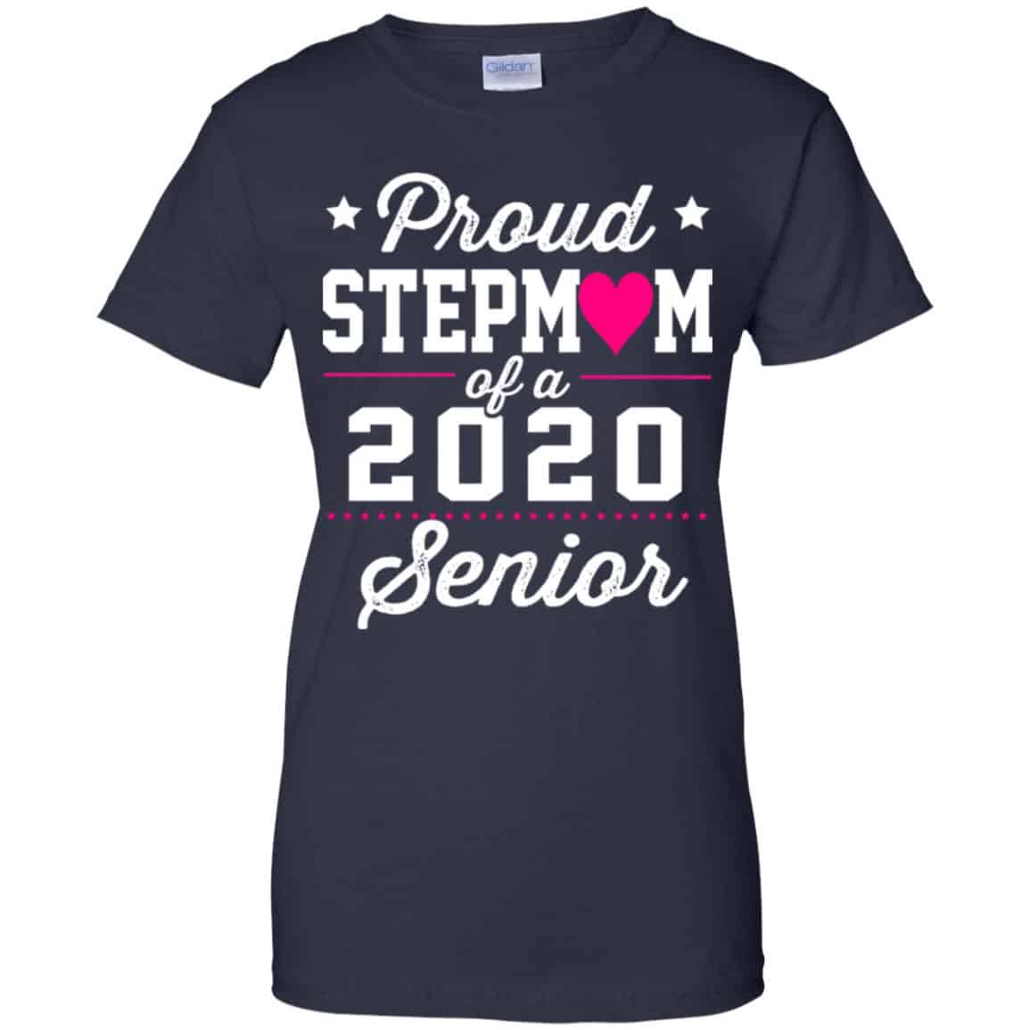 Proud Stepmom Of A 2020 Senior Graduation T-Shirts, Hoodie, Tank