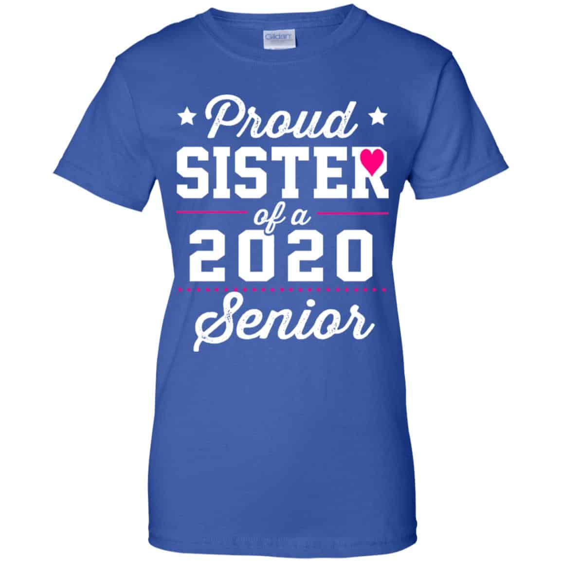 Proud Sister Of A 2020 Senior Graduation T-Shirts, Hoodie, Tank