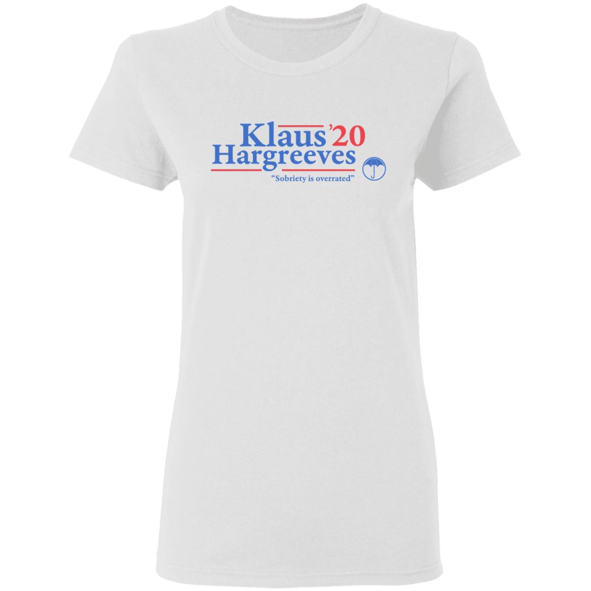 Klaus Hargreeves 2020 Sobriety Is Overrated Shirt, Hoodie, Tank