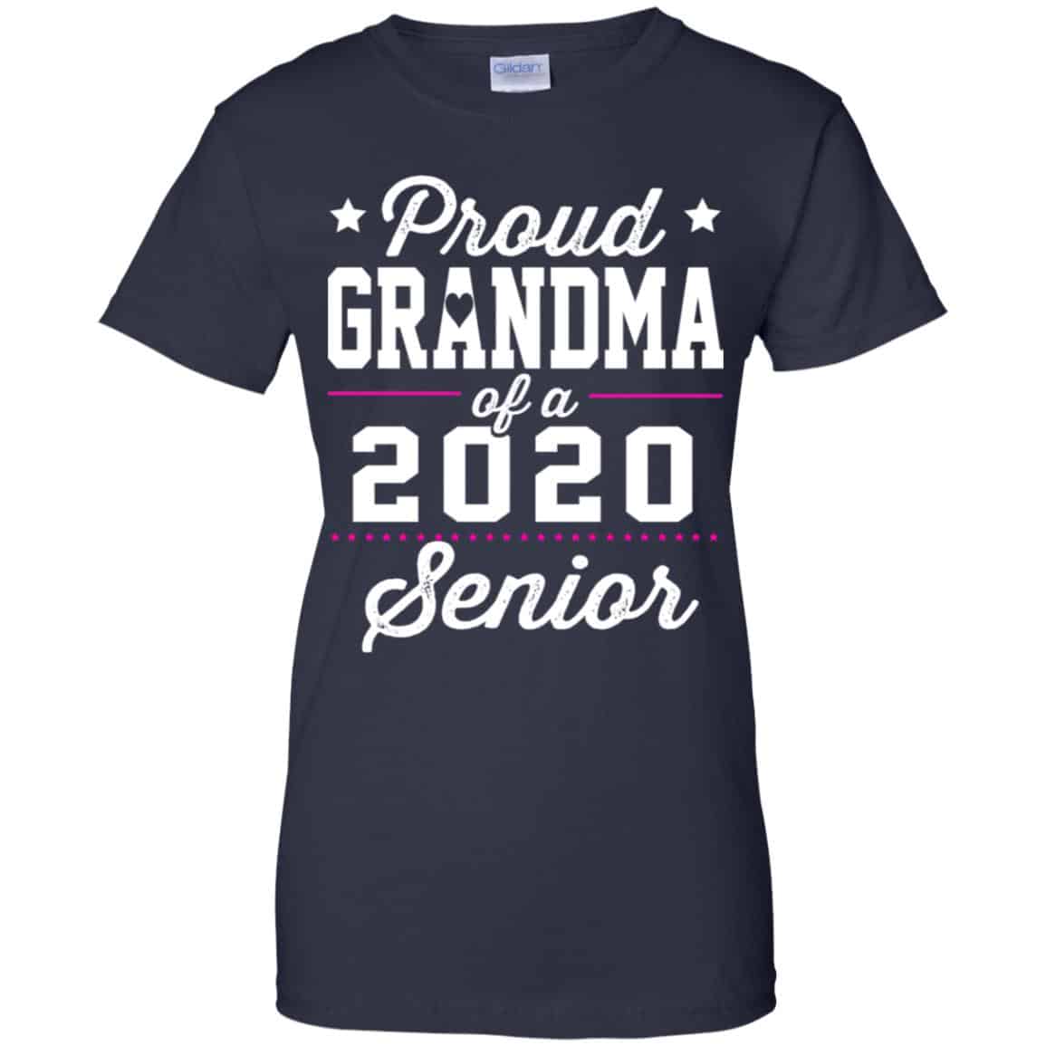 Proud Grandma Of A 2020 Senior Graduation T-Shirts, Hoodie, Tank