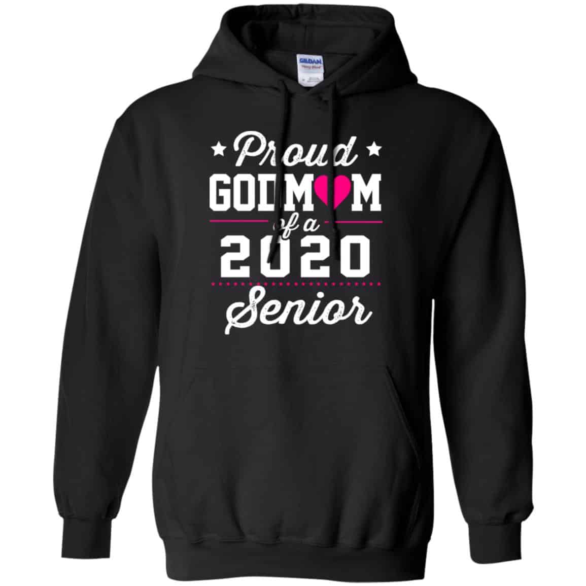 Proud Godmom Of A 2020 Senior Graduation T-Shirts, Hoodie, Tank