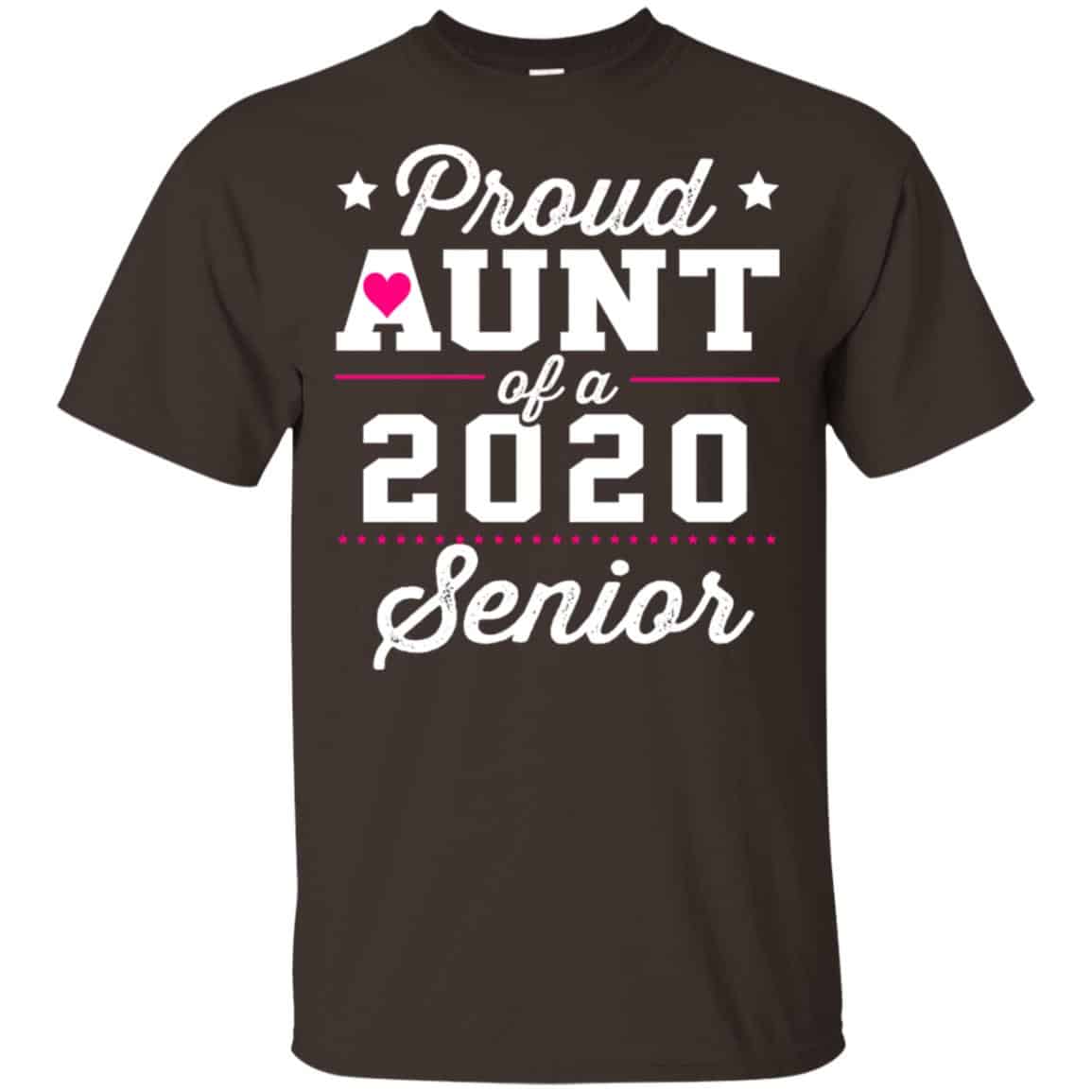 Proud Aunt Of A 2020 Senior Graduation T-Shirts, Hoodie, Tank