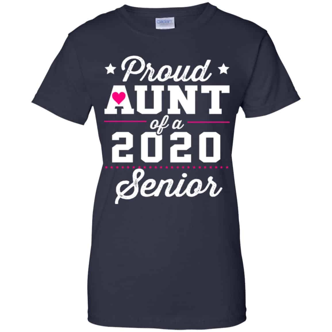 Proud Aunt Of A 2020 Senior Graduation T-Shirts, Hoodie, Tank