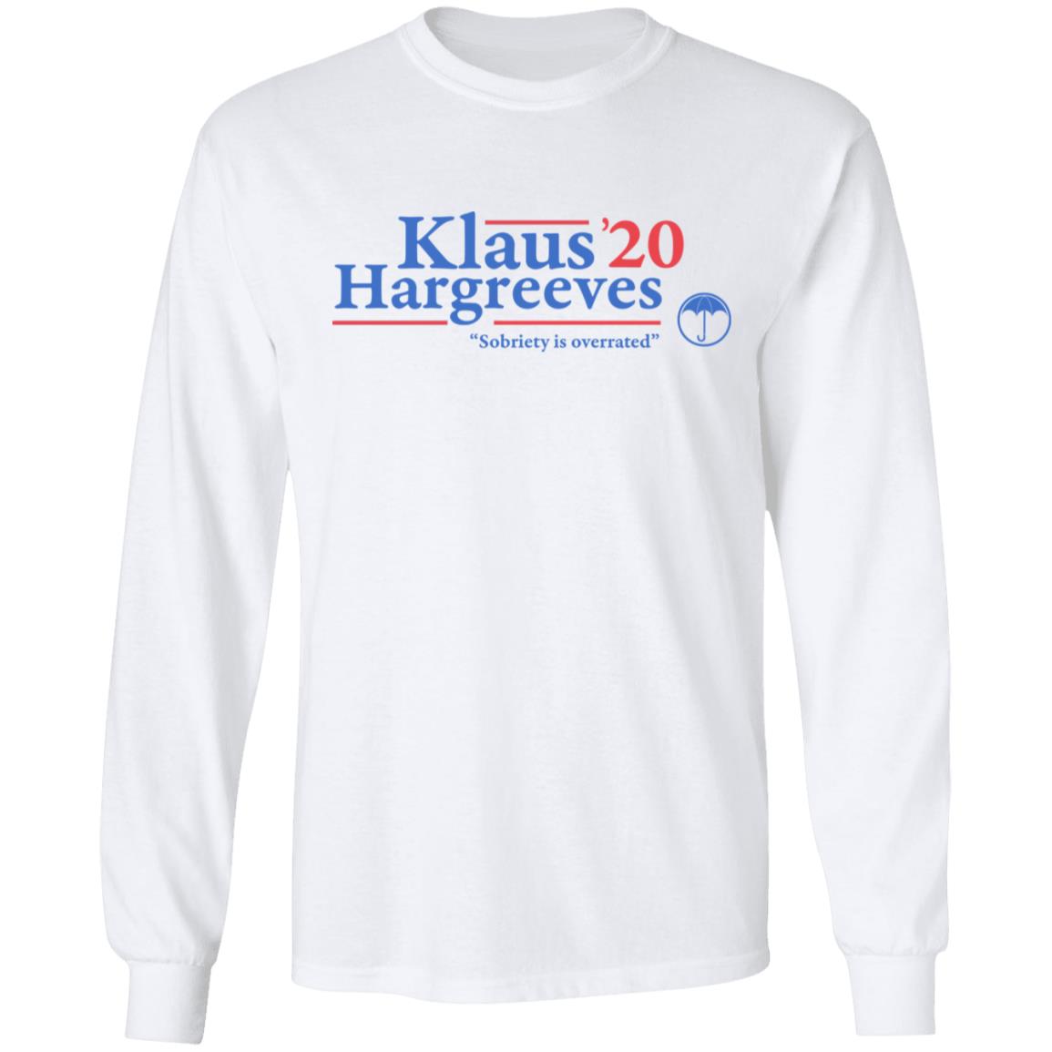 Klaus Hargreeves 2020 Sobriety Is Overrated Shirt, Hoodie, Tank