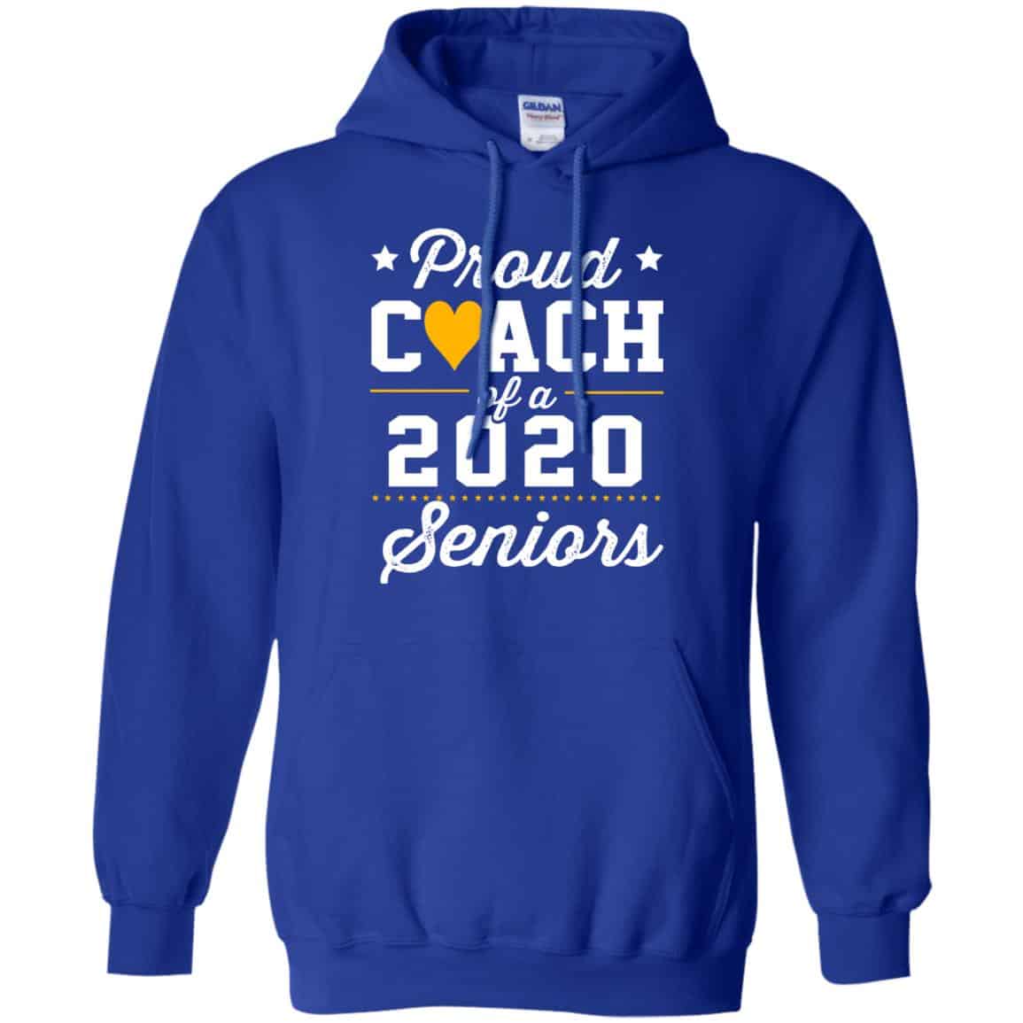 Proud Coach Of A 2020 Senior Graduation T-Shirts, Hoodie, Tank