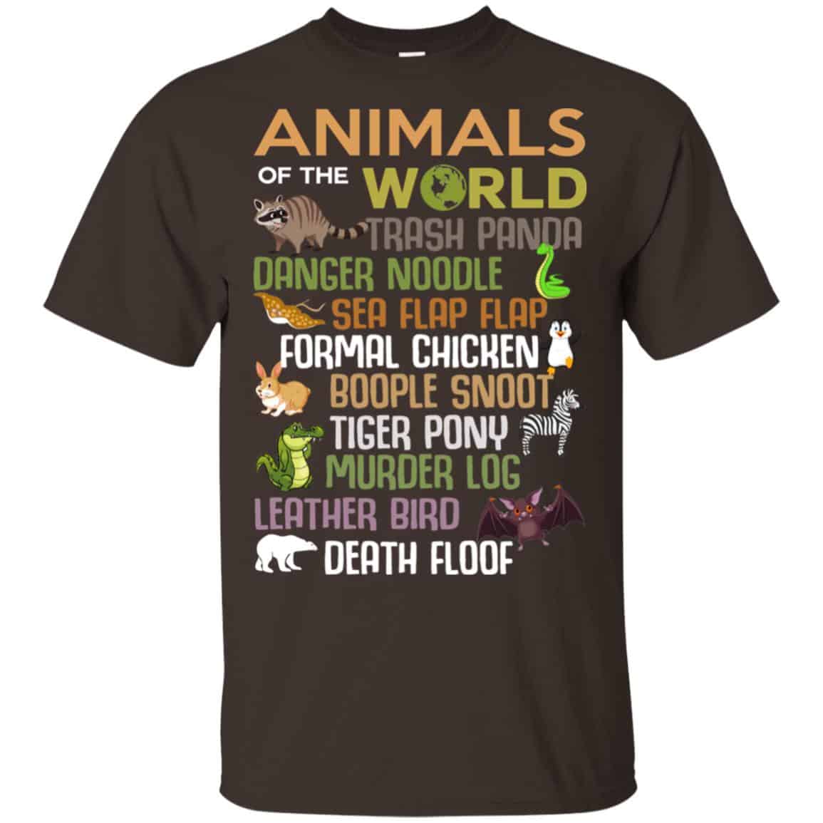 Animals Of The World Funny Animals T-Shirts, Hoodie, Tank