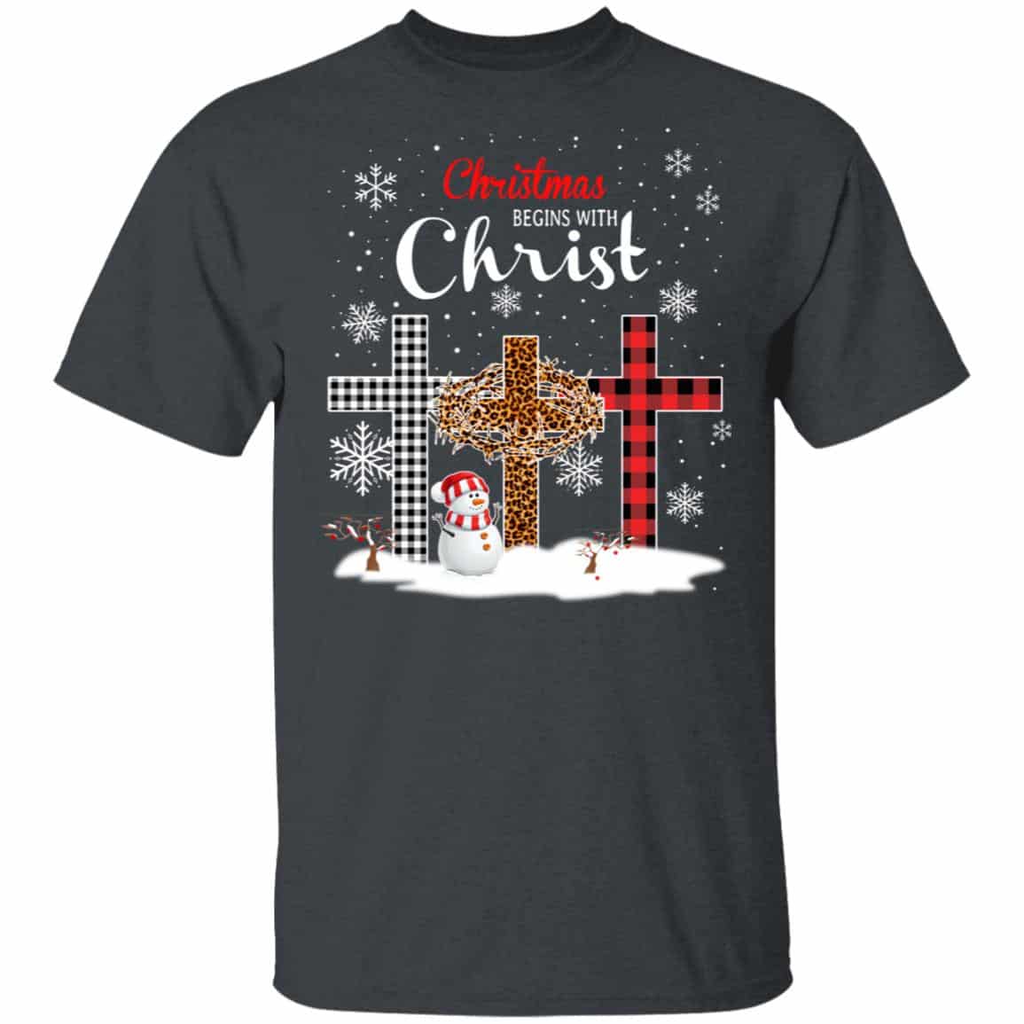 Christmas Begins With Christ Shirt, Hoodie, Tank