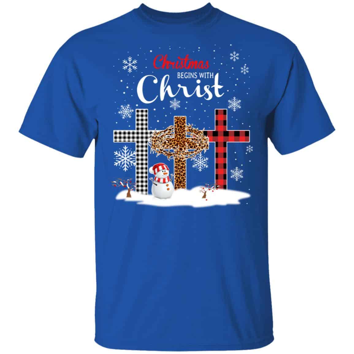 Christmas Begins With Christ Shirt, Hoodie, Tank