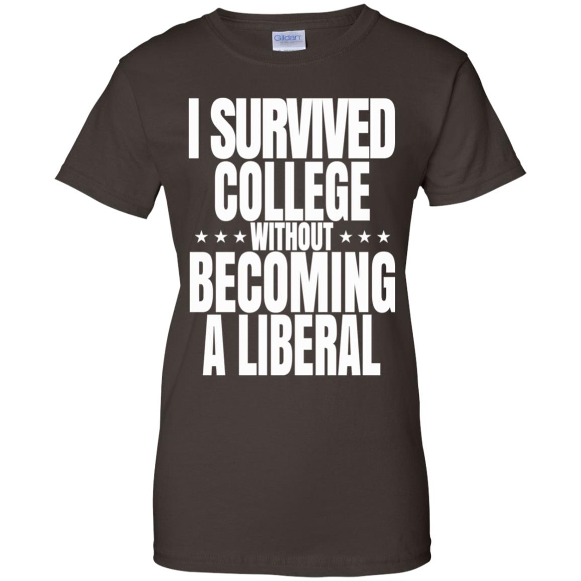 I Survived College Without Becoming A Liberal T-Shirts, Hoodie, Tank