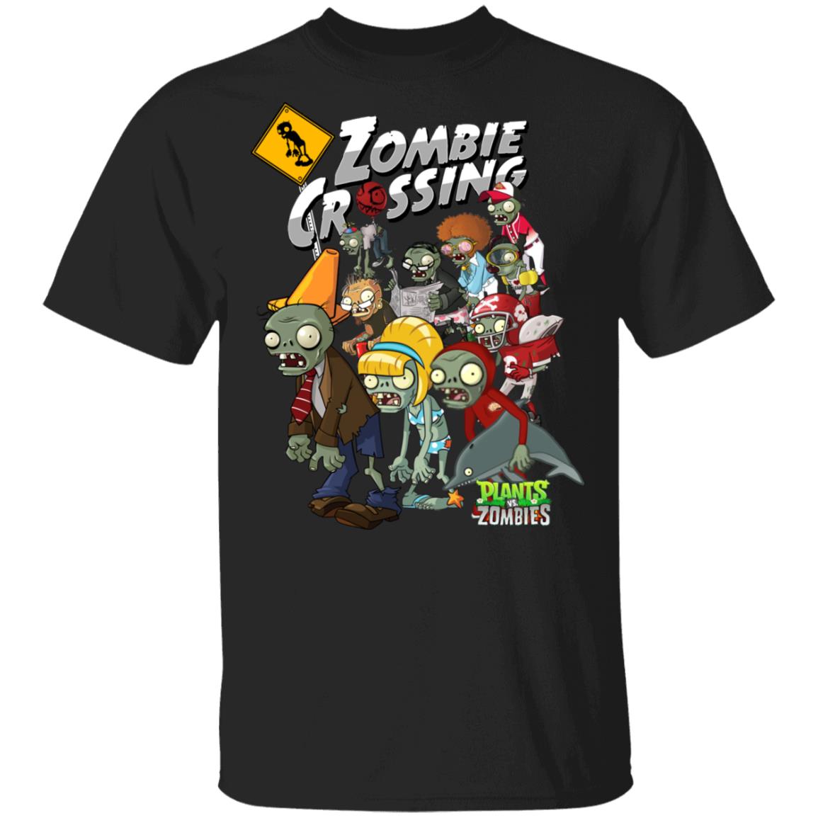 Zombie Grossing Plants vs Zombies Shirt, Hoodie, Tank