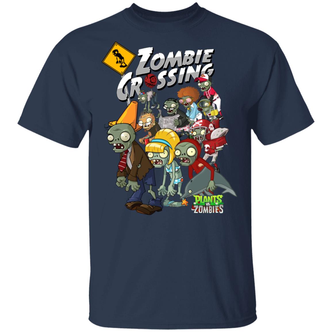 Zombie Grossing Plants vs Zombies Shirt, Hoodie, Tank