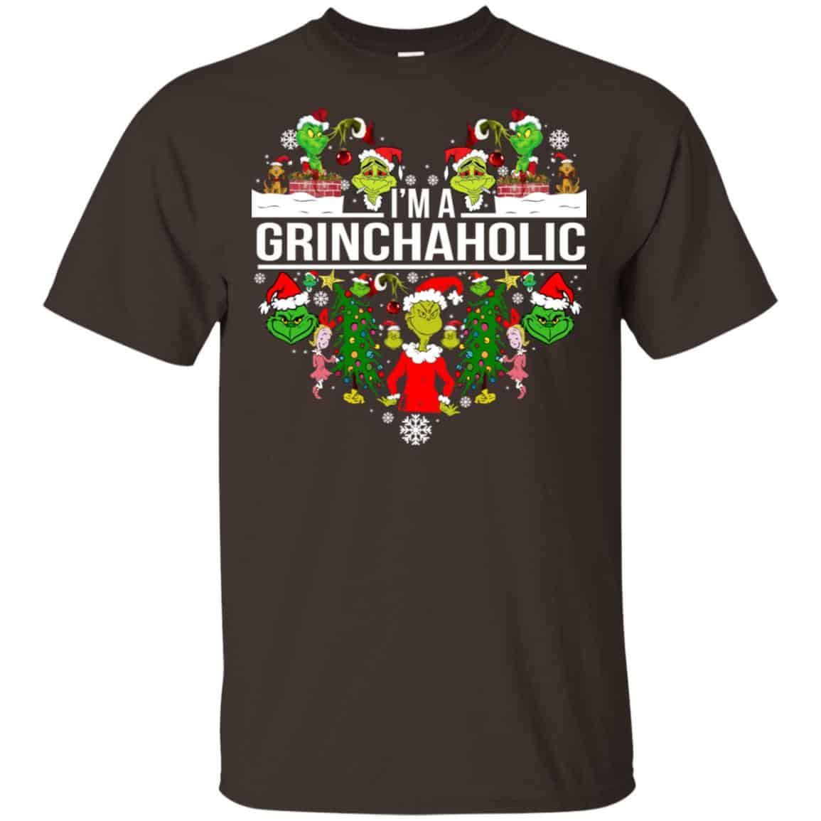 The Grinch: I’m A Grinchaholic Christmas T-Shirts, Hoodie, Tank