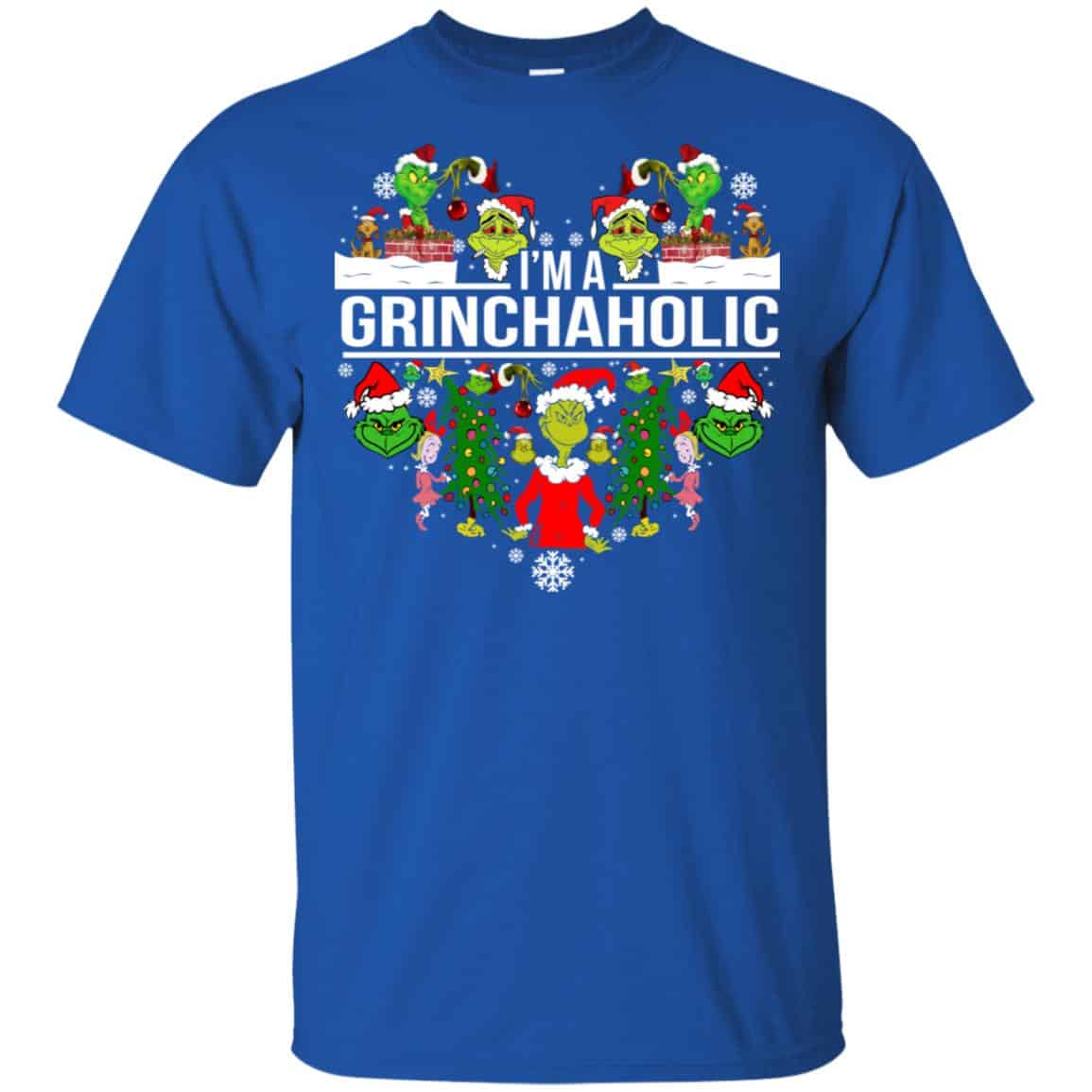 The Grinch: I’m A Grinchaholic Christmas T-Shirts, Hoodie, Tank