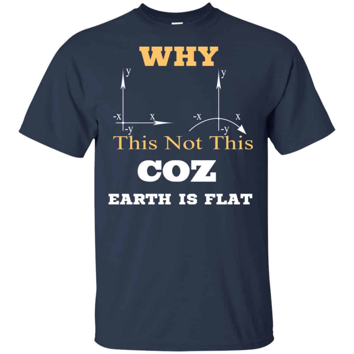 Why This Not This Coz Earth Is Flat T-Shirts, Hoodie, Tank