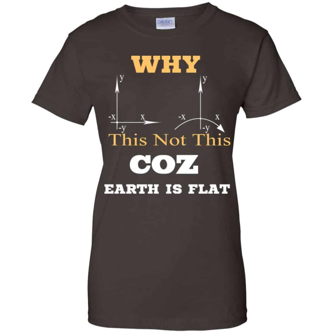 Why This Not This Coz Earth Is Flat T-Shirts, Hoodie, Tank