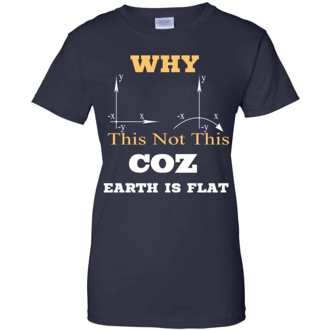 Why This Not This Coz Earth Is Flat T-Shirts, Hoodie, Tank