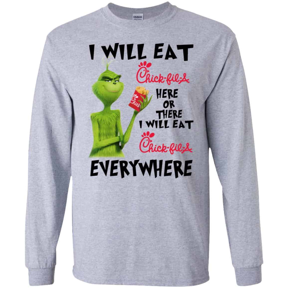 I Will Eat Chick-fil-A Here Or There I Will Eat Chick-fil-A Everywhere T-Shirts, Hoodie, Tank