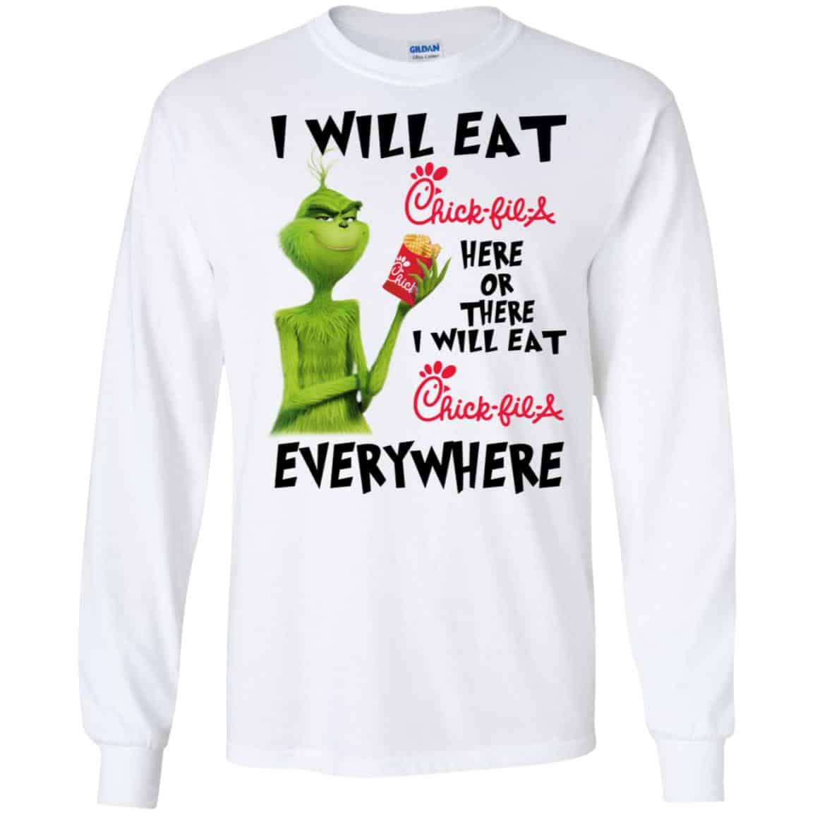 I Will Eat Chick-fil-A Here Or There I Will Eat Chick-fil-A Everywhere T-Shirts, Hoodie, Tank