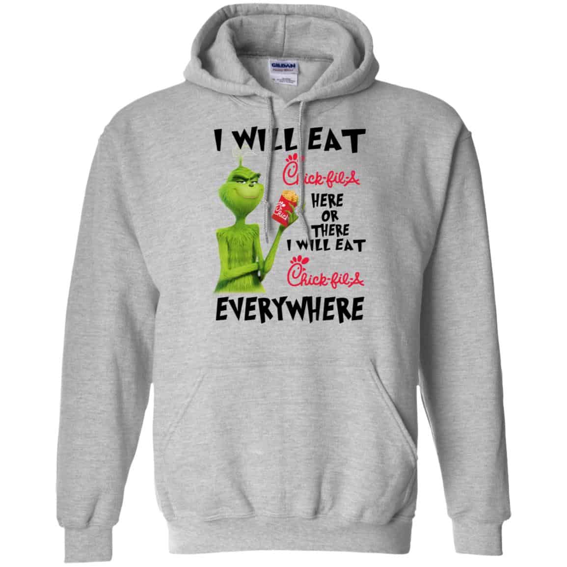 I Will Eat Chick-fil-A Here Or There I Will Eat Chick-fil-A Everywhere T-Shirts, Hoodie, Tank