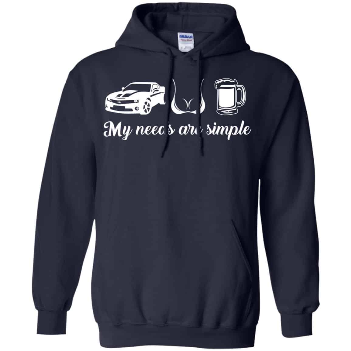 My Needs Are Simple Camaro Boobs And Beer Shirt, Hoodie, Tank