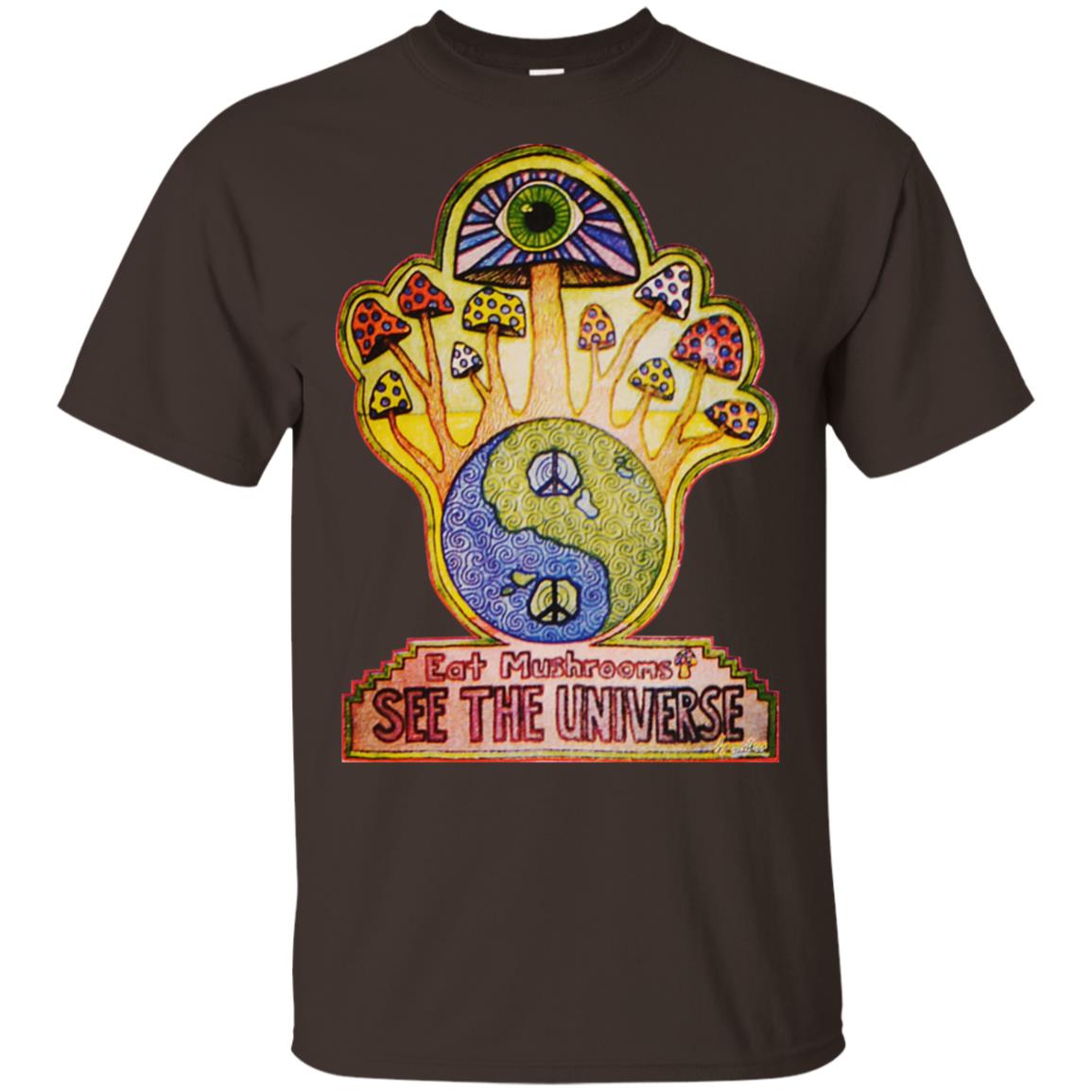 Hippie Eat Mushrooms See The Universe T-Shirts, Hoodie, Tank